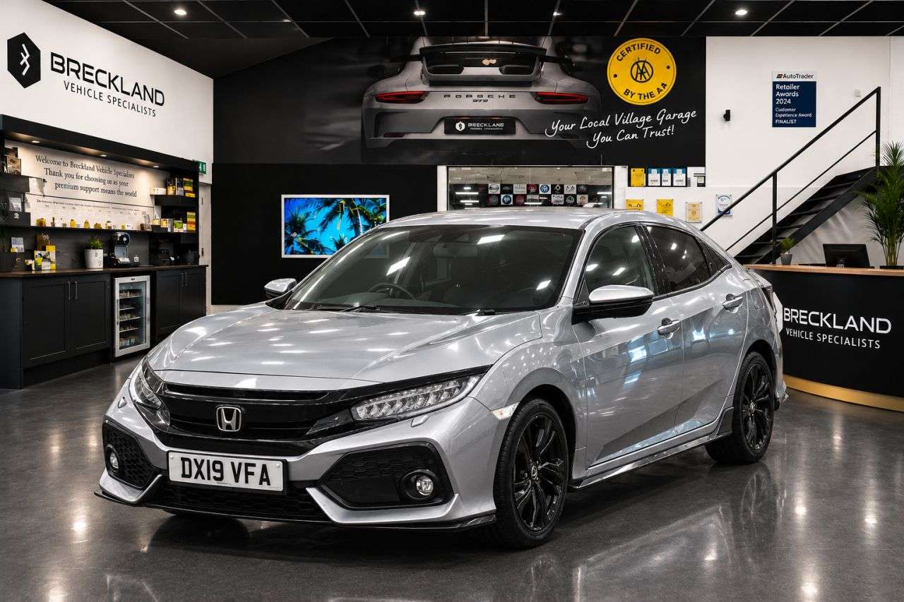 A 2019 HONDA CIVIC 1.5 VTEC Turbo GPF Sport Hatchback 5dr Petrol Manual Euro 6 (s/s) (182 ps) A 2019 HONDA CIVIC 1.5 VTEC Turbo GPF Sport Hatchback 5dr Petrol Manual Euro 6 (s/s) (182 ps)