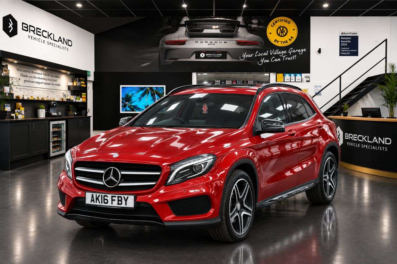 A 2016 MERCEDES-BENZ GLA 2.1 GLA220d AMG Line (Premium) SUV 5dr Diesel 7G-DCT 4MATIC Euro 6 (s/s) (1 A 2016 MERCEDES-BENZ GLA 2.1 GLA220d AMG Line (Premium) SUV 5dr Diesel 7G-DCT 4MATIC Euro 6 (s/s) (1
