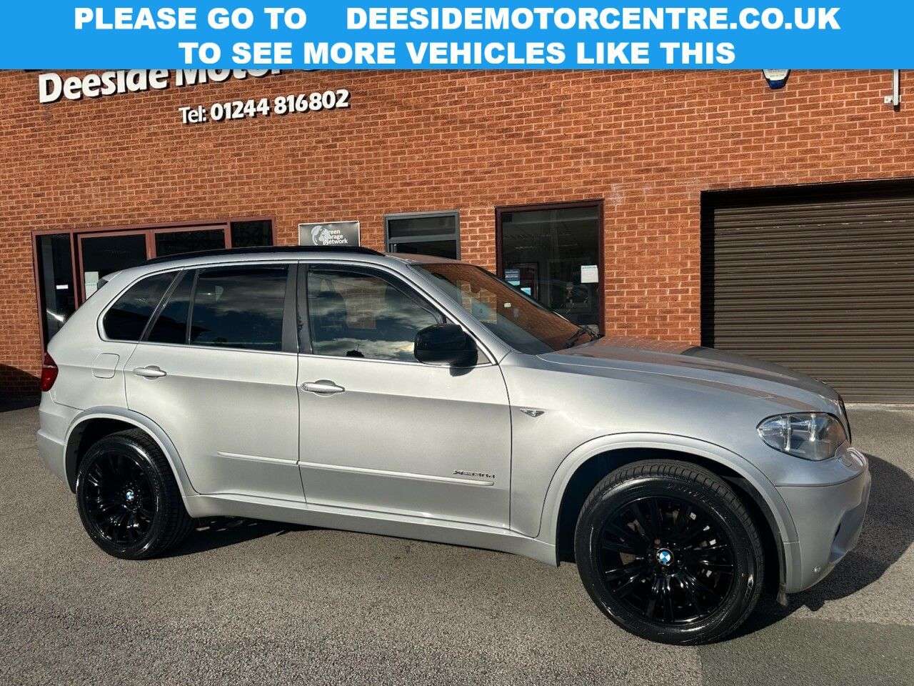 A 2012 BMW X5 3.0 30d M Sport SUV 5dr Diesel Steptronic xDrive Euro 5 (245 ps) Front and A 2012 BMW X5 3.0 30d M Sport SUV 5dr Diesel Steptronic xDrive Euro 5 (245 ps) Front and