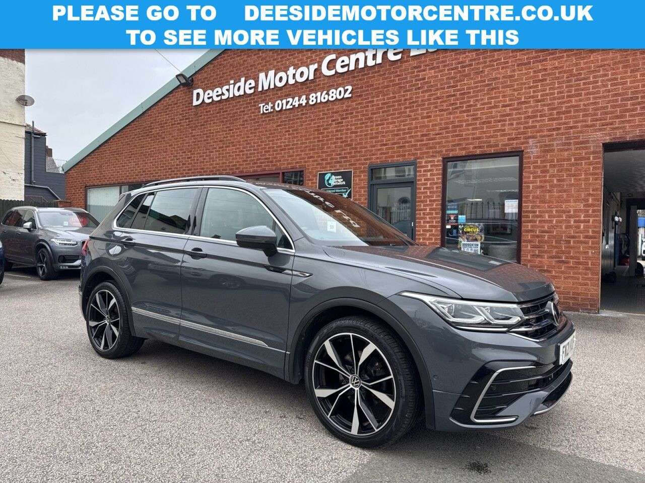 A 2021 VOLKSWAGEN TIGUAN 1.5 TSI R-Line SUV 5dr Petrol DSG Euro 6 (s/s) (150 ps) Rear view camera pl A 2021 VOLKSWAGEN TIGUAN 1.5 TSI R-Line SUV 5dr Petrol DSG Euro 6 (s/s) (150 ps) Rear view camera pl