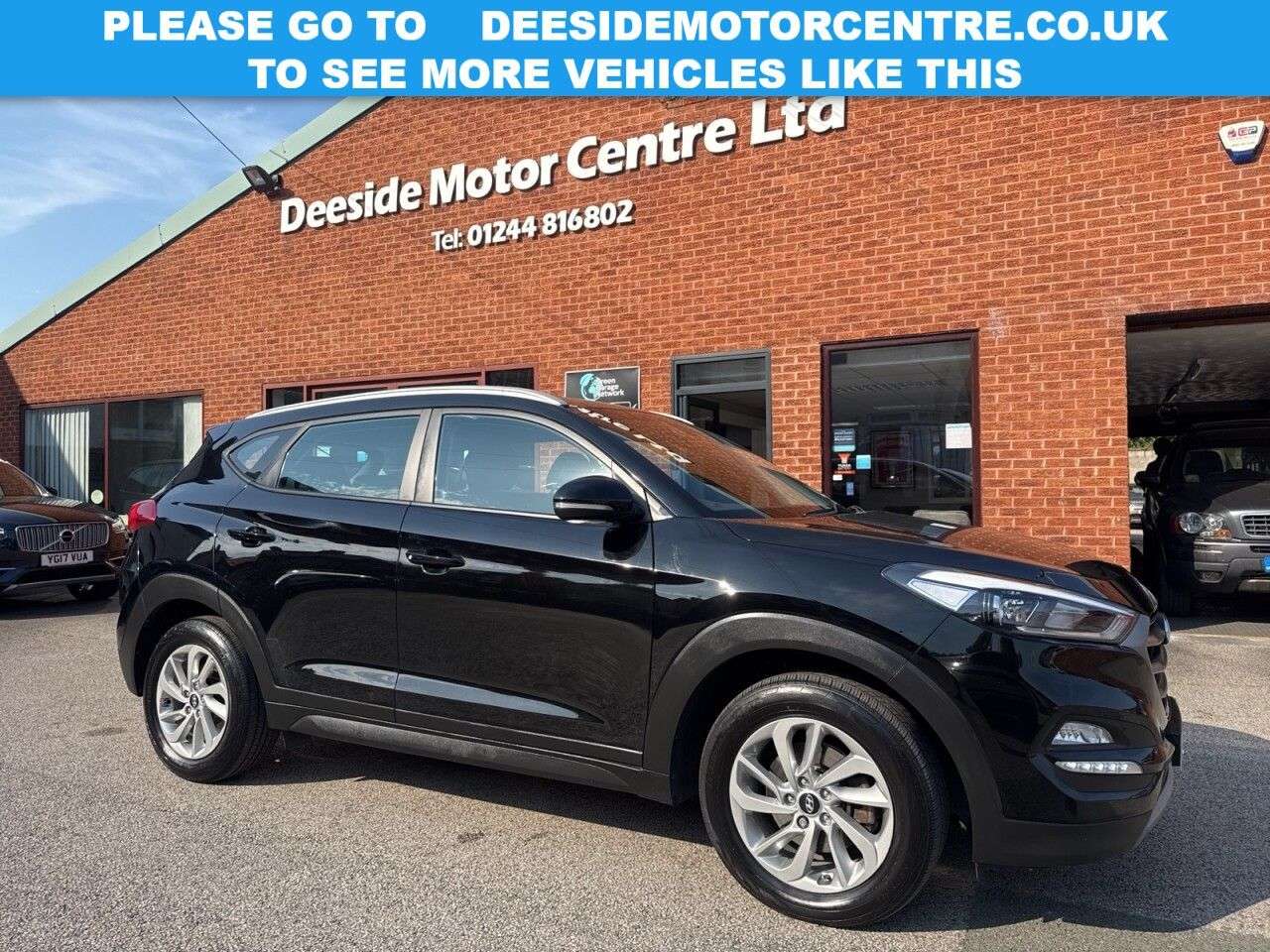 A 2017 HYUNDAI TUCSON 1.7 CRDi Blue Drive SE Nav SUV 5dr Diesel Manual Euro 6 (s/s) (116 ps) Rear A 2017 HYUNDAI TUCSON 1.7 CRDi Blue Drive SE Nav SUV 5dr Diesel Manual Euro 6 (s/s) (116 ps) Rear