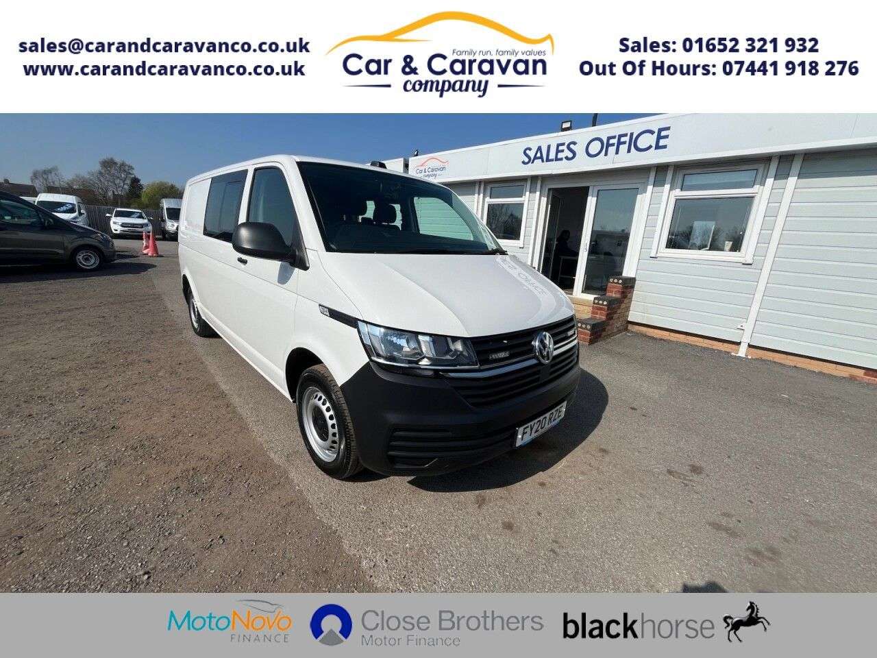 A 2020 VOLKSWAGEN TRANSPORTER 2.0 TDI T32 Startline Crew Van Double Cab 5dr Diesel Manual FWD LWB High Ro A 2020 VOLKSWAGEN TRANSPORTER 2.0 TDI T32 Startline Crew Van Double Cab 5dr Diesel Manual FWD LWB High Ro