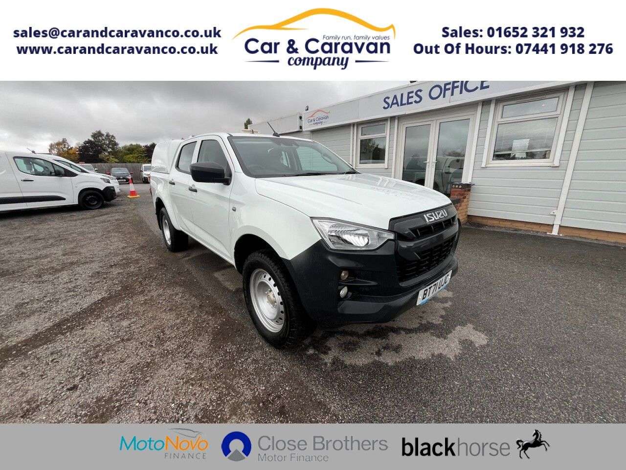 A 2021 ISUZU D-MAX 1.9 TD Utility Pickup Double Cab 4dr Diesel Manual 4WD Euro 6 (s/s) (164 ps A 2021 ISUZU D-MAX 1.9 TD Utility Pickup Double Cab 4dr Diesel Manual 4WD Euro 6 (s/s) (164 ps
