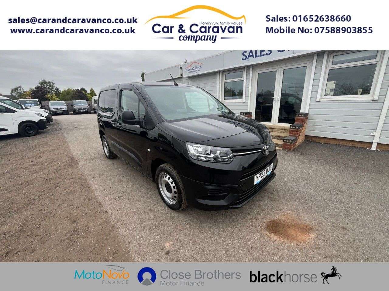 A 2022 TOYOTA PROACE CITY 1.5 BlueHDi Active Short Panel Van 5dr Diesel Manual SWB Euro 6 (s/s) (100 A 2022 TOYOTA PROACE CITY 1.5 BlueHDi Active Short Panel Van 5dr Diesel Manual SWB Euro 6 (s/s) (100