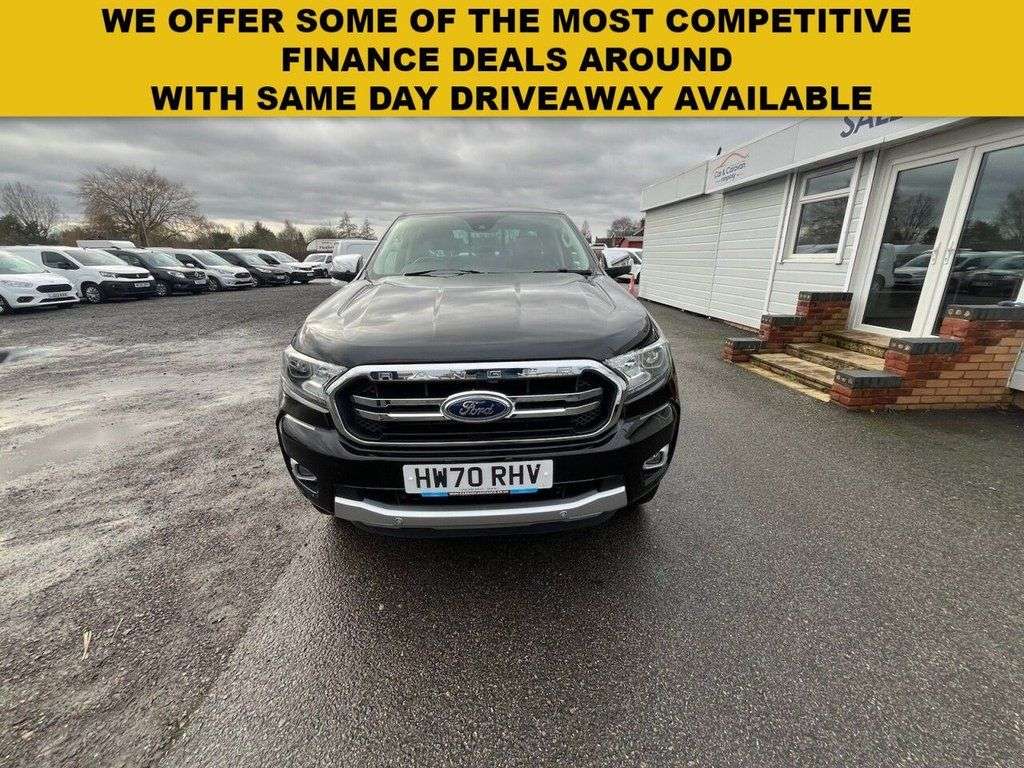 A 2020 FORD RANGER 2.0 EcoBlue Limited Pickup Double Cab 4dr Diesel Auto 4WD Euro 6 (s/s) (213 A 2020 FORD RANGER 2.0 EcoBlue Limited Pickup Double Cab 4dr Diesel Auto 4WD Euro 6 (s/s) (213