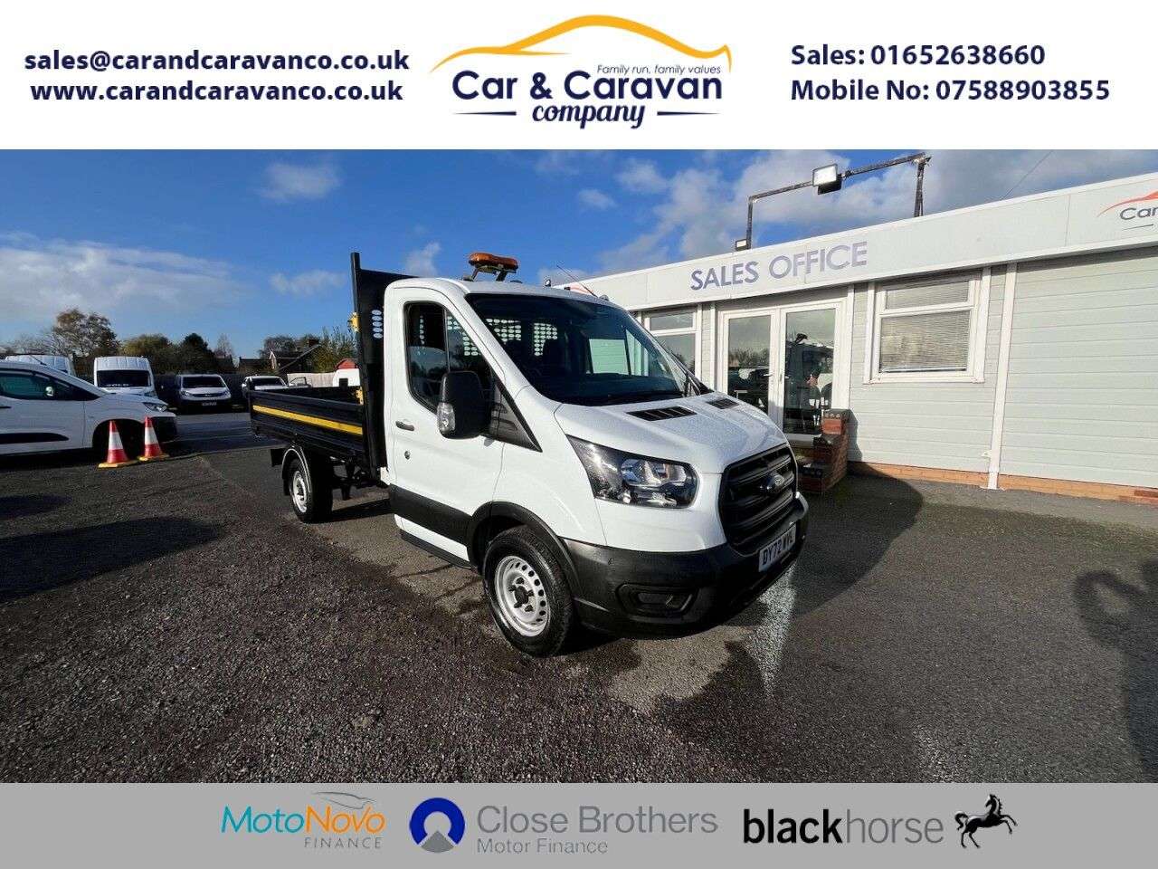 A 2022 FORD TRANSIT 2.0 350 EcoBlue HD Leader Tipper 2dr Diesel Manual RWD L2 Euro 6 (s/s) (130 A 2022 FORD TRANSIT 2.0 350 EcoBlue HD Leader Tipper 2dr Diesel Manual RWD L2 Euro 6 (s/s) (130