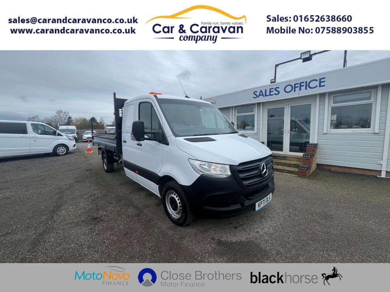 A 2021 MERCEDES-BENZ SPRINTER 2.1 314 CDI Double Cab Tipper 2dr Diesel Manual RWD L3 Euro 6 (s/s) (143 ps A 2021 MERCEDES-BENZ SPRINTER 2.1 314 CDI Double Cab Tipper 2dr Diesel Manual RWD L3 Euro 6 (s/s) (143 ps