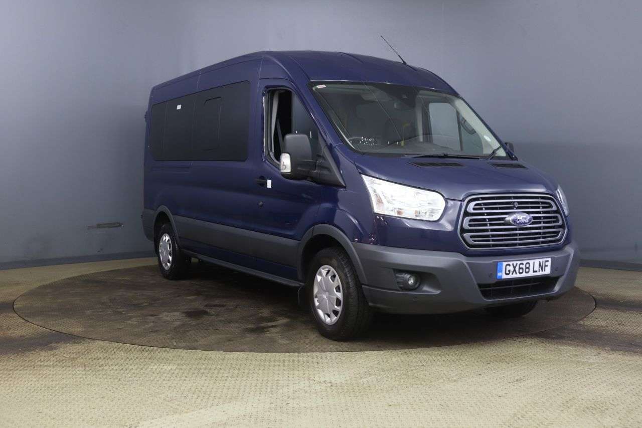 A 2018 FORD TRANSIT 2.2 TDCi 410 HDT Trend Minibus 5dr Diesel Manual L3 H2 (14 seats) (196 g/km A 2018 FORD TRANSIT 2.2 TDCi 410 HDT Trend Minibus 5dr Diesel Manual L3 H2 (14 seats) (196 g/km