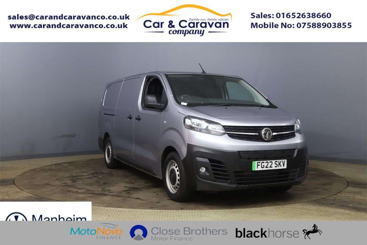 A 2022 VAUXHALL VIVARO ELECTRIC 3100 75kWh Dynamic Panel Van 6dr Electric Auto L2 H1 (7.4kW Charger) (136 p A 2022 VAUXHALL VIVARO ELECTRIC 3100 75kWh Dynamic Panel Van 6dr Electric Auto L2 H1 (7.4kW Charger) (136 p