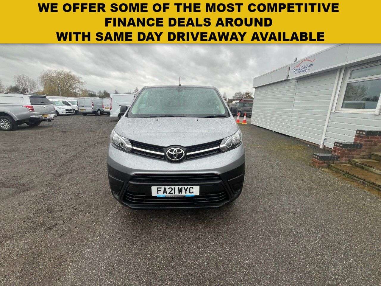 A 2021 TOYOTA PROACE 75kWh Icon Medium Panel Van 6dr Electric Auto MWB (7kW OBC) (136 bhp) FINAN A 2021 TOYOTA PROACE 75kWh Icon Medium Panel Van 6dr Electric Auto MWB (7kW OBC) (136 bhp) FINAN