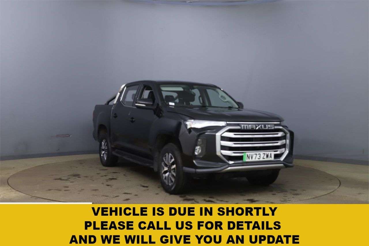 A 2023 MAXUS T90EV 88.5kWh Elite Pickup Double Cab 4dr Electric Auto RWD (177 ps) A 2023 MAXUS T90EV 88.5kWh Elite Pickup Double Cab 4dr Electric Auto RWD (177 ps)