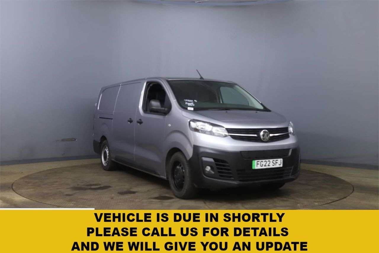 A 2022 VAUXHALL VIVARO ELECTRIC 3100 75kWh Dynamic Panel Van 6dr Electric Auto L2 H1 (7.4kW Charger) (136 p A 2022 VAUXHALL VIVARO ELECTRIC 3100 75kWh Dynamic Panel Van 6dr Electric Auto L2 H1 (7.4kW Charger) (136 p