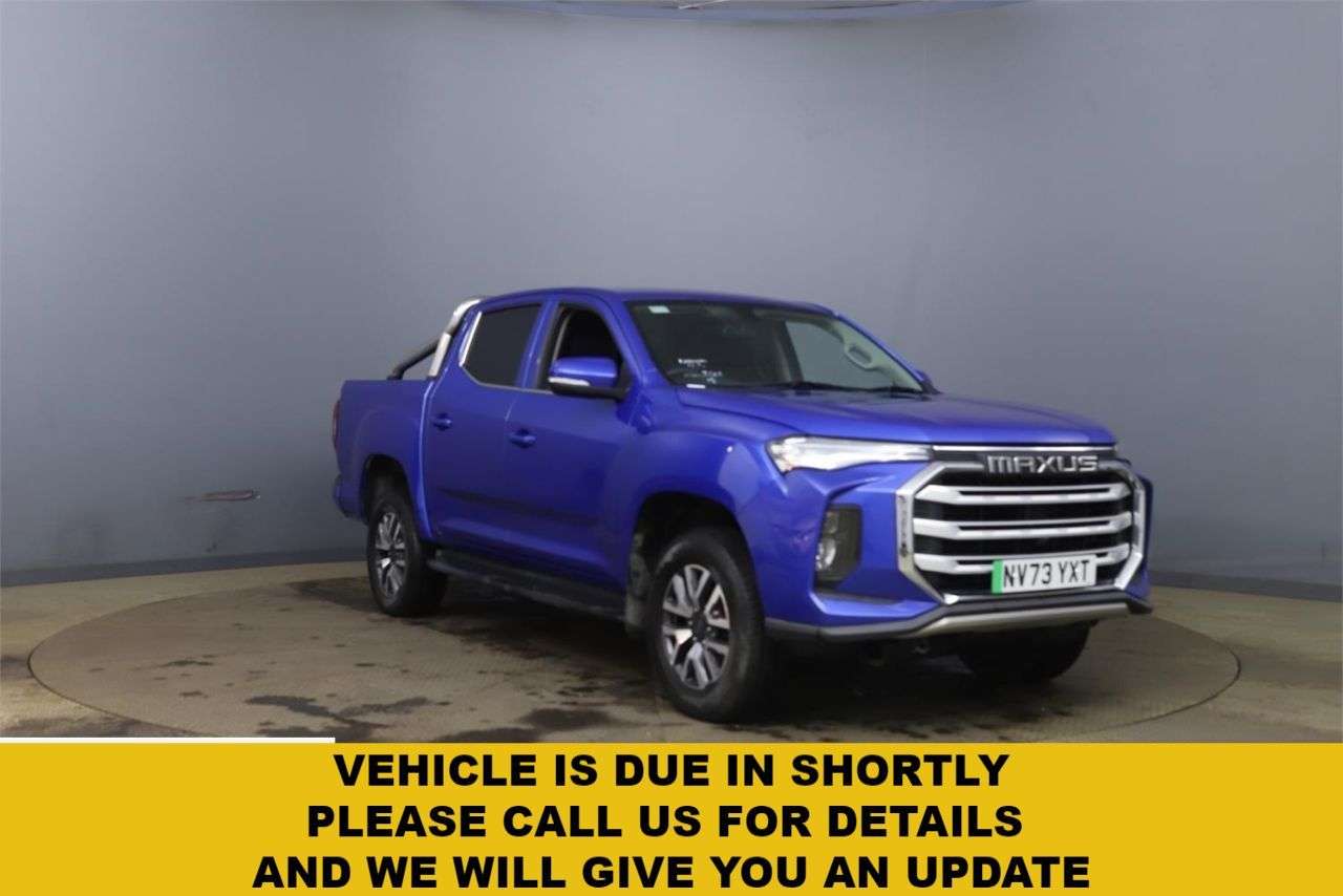 A 2023 MAXUS T90EV 88.5kWh Elite Pickup Double Cab 4dr Electric Auto RWD (177 ps) A 2023 MAXUS T90EV 88.5kWh Elite Pickup Double Cab 4dr Electric Auto RWD (177 ps)