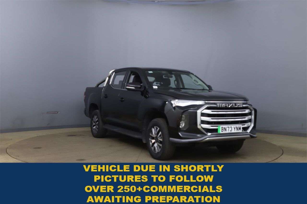 A 2023 MAXUS T90 88.5kWh Elite Pickup Double Cab 4dr Electric Auto RWD (177 ps) EV A 2023 MAXUS T90 88.5kWh Elite Pickup Double Cab 4dr Electric Auto RWD (177 ps) EV