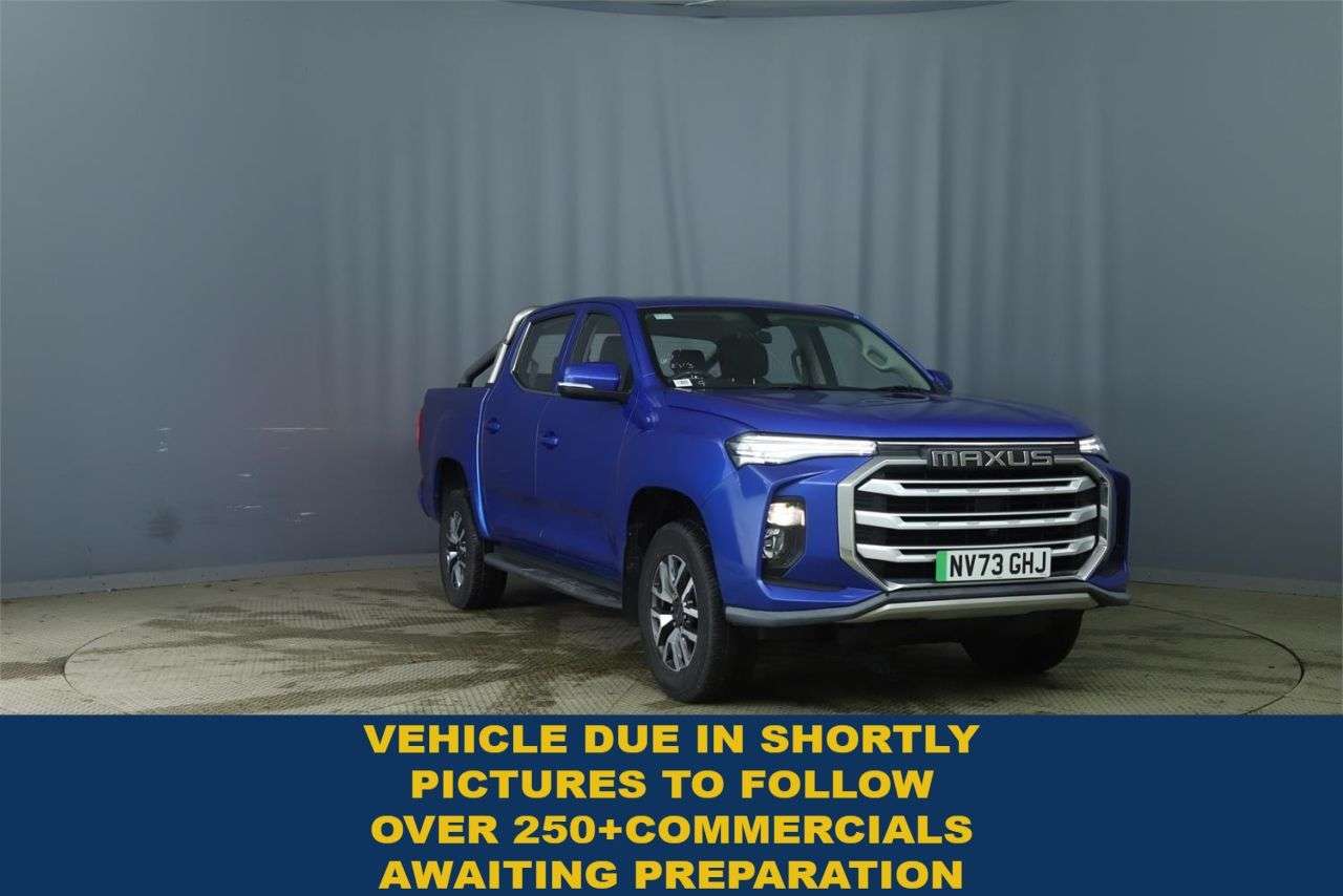 A 2023 MAXUS T90EV 88.5kWh Elite Pickup Double Cab 4dr Electric Auto RWD (177 ps) A 2023 MAXUS T90EV 88.5kWh Elite Pickup Double Cab 4dr Electric Auto RWD (177 ps)