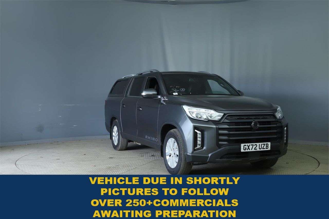 A 2022 SSANGYONG MUSSO 2.2D Rhino Pickup Double Cab 4dr Diesel Auto 4WD L3 Euro 6 (181 ps) A 2022 SSANGYONG MUSSO 2.2D Rhino Pickup Double Cab 4dr Diesel Auto 4WD L3 Euro 6 (181 ps)