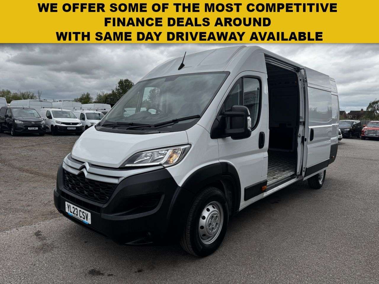 A 2023 CITROEN RELAY 2.2 BlueHDi 35 Enterprise Edition Panel Van 5dr Diesel Manual L4 High Roof A 2023 CITROEN RELAY 2.2 BlueHDi 35 Enterprise Edition Panel Van 5dr Diesel Manual L4 High Roof
