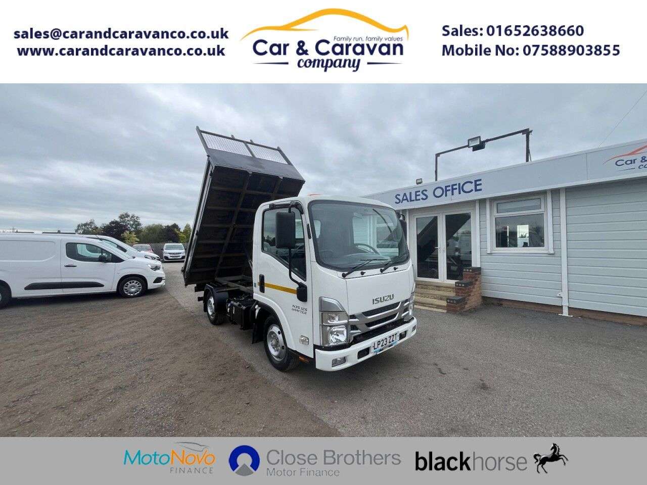 A 2023 ISUZU GRAFTER 1.9D N35 Green Tipper 2dr Diesel Manual RWD SWB Euro 6 (SRW) (125 ps) FINAN A 2023 ISUZU GRAFTER 1.9D N35 Green Tipper 2dr Diesel Manual RWD SWB Euro 6 (SRW) (125 ps) FINAN