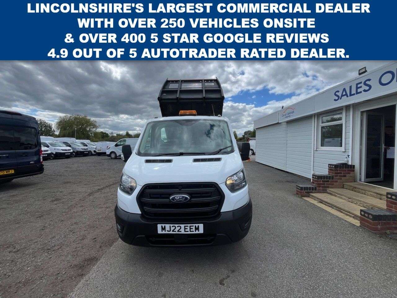 A 2022 FORD TRANSIT 2.0 350 EcoBlue HD Leader Tipper 2dr Diesel Manual RWD L2 Euro 6 (s/s) (130 A 2022 FORD TRANSIT 2.0 350 EcoBlue HD Leader Tipper 2dr Diesel Manual RWD L2 Euro 6 (s/s) (130