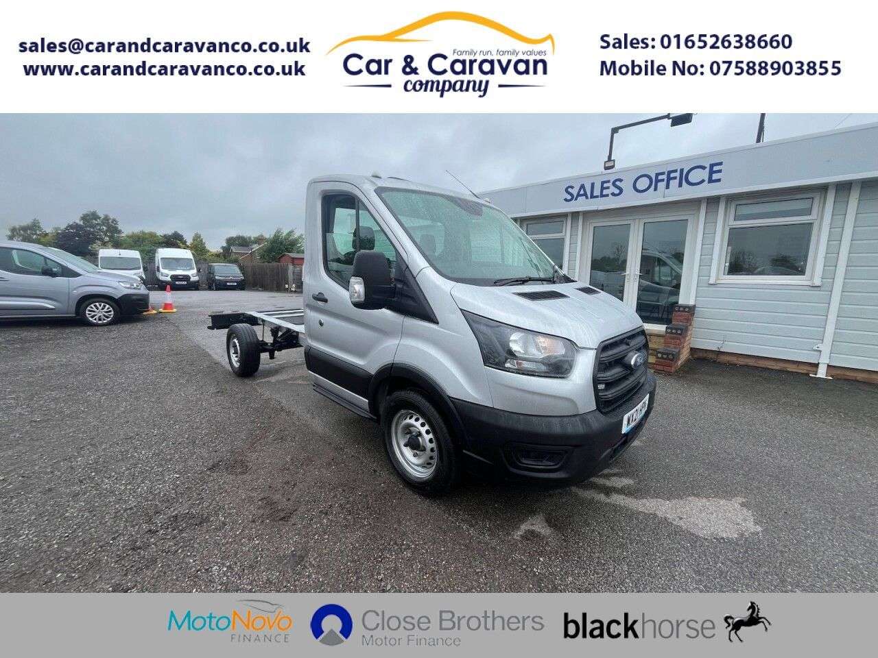 A 2021 FORD TRANSIT 2.0 350 EcoBlue Leader Chassis Cab 2dr Diesel Manual FWD L2 Euro 6 (s/s) (1 A 2021 FORD TRANSIT 2.0 350 EcoBlue Leader Chassis Cab 2dr Diesel Manual FWD L2 Euro 6 (s/s) (1