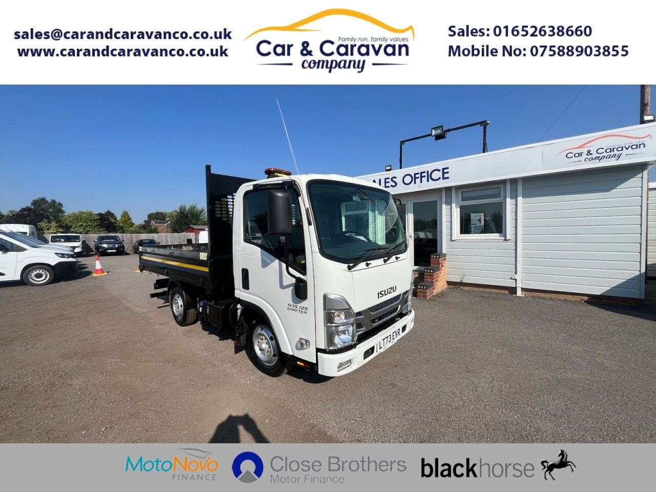 A 2023 ISUZU GRAFTER 1.9D N35 Green Tipper 2dr Diesel Manual RWD SWB Euro 6 (SRW) (125 ps) FINAN A 2023 ISUZU GRAFTER 1.9D N35 Green Tipper 2dr Diesel Manual RWD SWB Euro 6 (SRW) (125 ps) FINAN