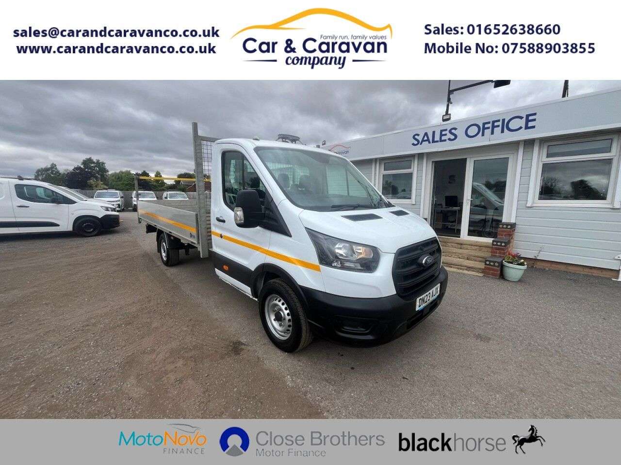A 2023 FORD TRANSIT 2.0 350 EcoBlue HD Leader Dropside 2dr Diesel Manual RWD L4 Euro 6 (s/s) (D A 2023 FORD TRANSIT 2.0 350 EcoBlue HD Leader Dropside 2dr Diesel Manual RWD L4 Euro 6 (s/s) (D