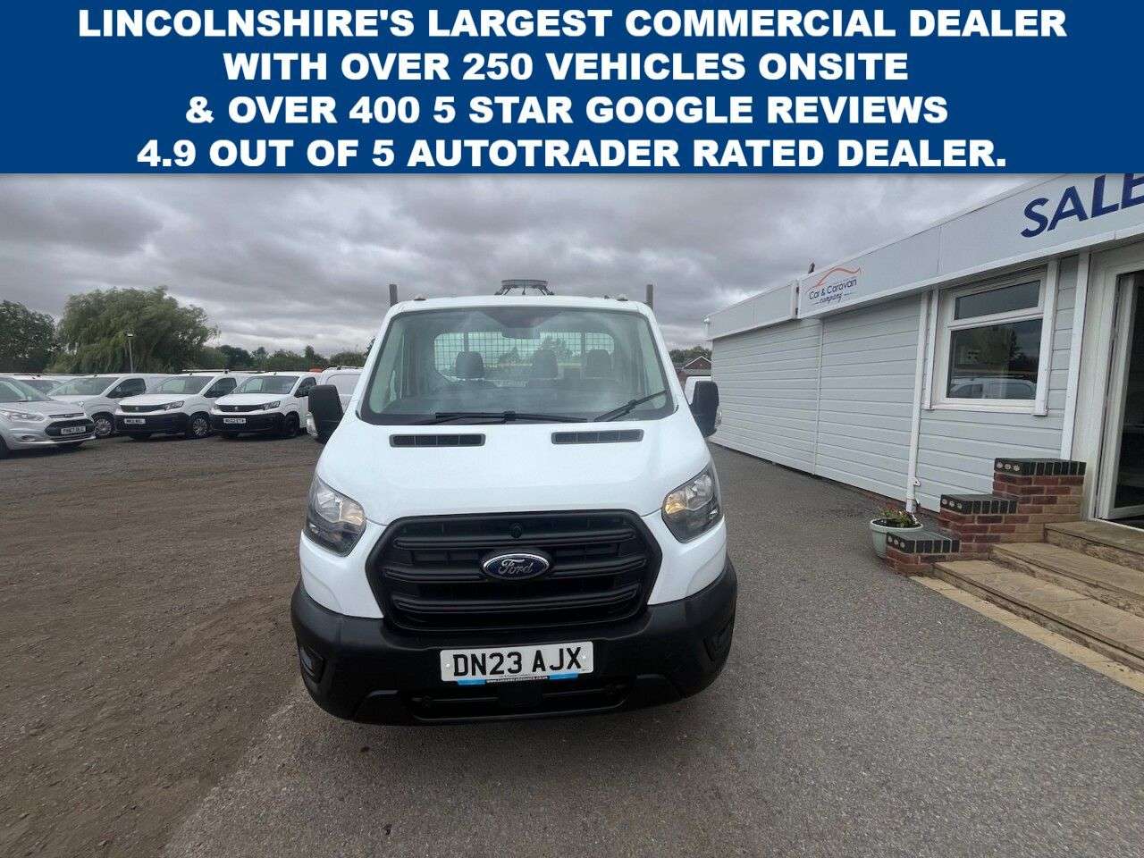A 2023 FORD TRANSIT 2.0 350 EcoBlue HD Leader Dropside 2dr Diesel Manual RWD L4 Euro 6 (s/s) (D A 2023 FORD TRANSIT 2.0 350 EcoBlue HD Leader Dropside 2dr Diesel Manual RWD L4 Euro 6 (s/s) (D