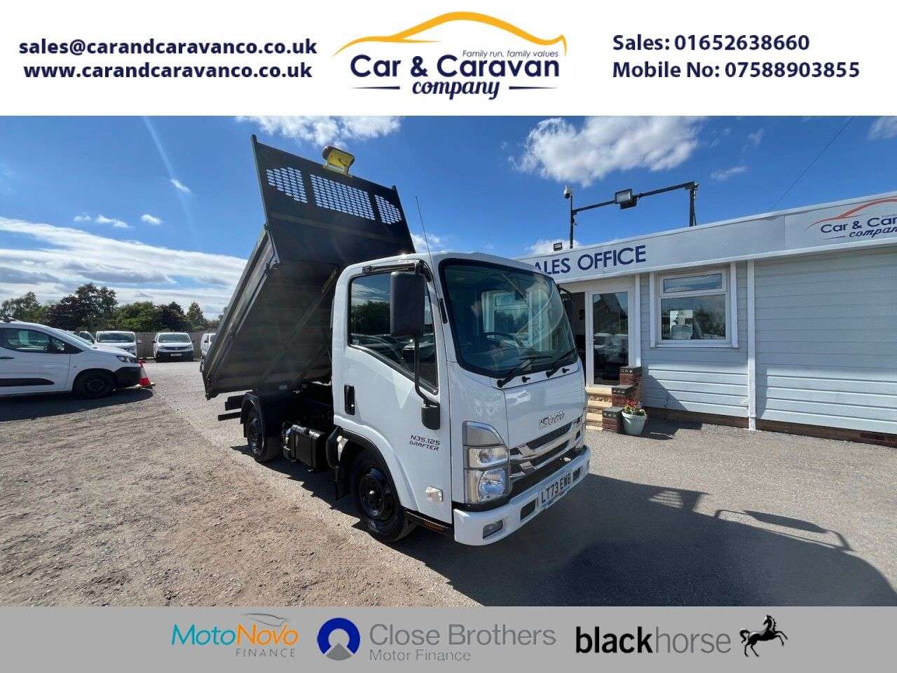 A 2023 ISUZU GRAFTER 1.9D N35 Green Tipper 2dr Diesel Manual RWD SWB Euro 6 (SRW) (125 ps) FINAN A 2023 ISUZU GRAFTER 1.9D N35 Green Tipper 2dr Diesel Manual RWD SWB Euro 6 (SRW) (125 ps) FINAN