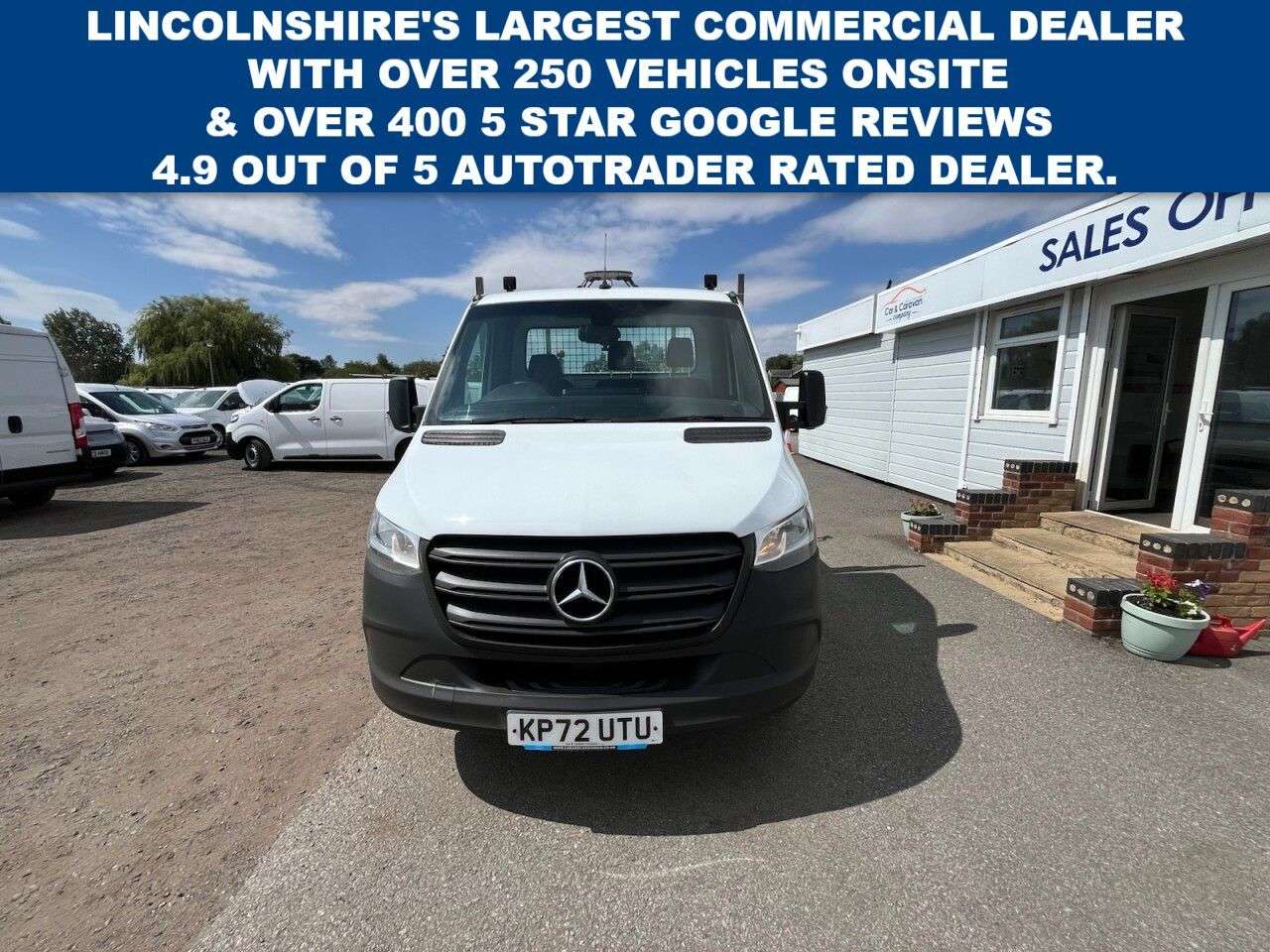 A 2022 MERCEDES-BENZ SPRINTER 2.0 315 CDI Progressive Dropside 2dr Diesel Manual RWD L3 Euro 6 (s/s) (150 A 2022 MERCEDES-BENZ SPRINTER 2.0 315 CDI Progressive Dropside 2dr Diesel Manual RWD L3 Euro 6 (s/s) (150