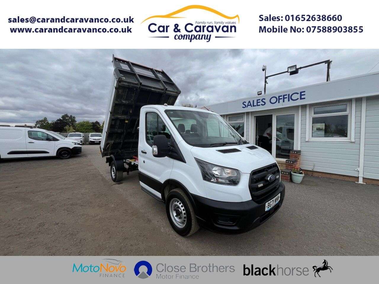 A 2021 FORD TRANSIT 2.0 350 EcoBlue Leader Tipper 2dr Diesel Manual FWD L2 Euro 6 (s/s) (1-Stop A 2021 FORD TRANSIT 2.0 350 EcoBlue Leader Tipper 2dr Diesel Manual FWD L2 Euro 6 (s/s) (1-Stop