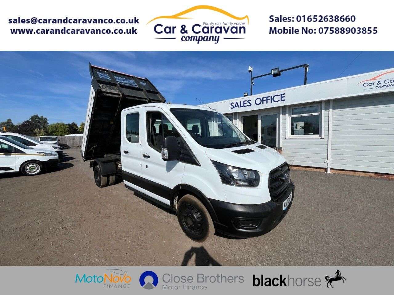 A 2022 FORD TRANSIT 2.0 350 EcoBlue Leader Double Cab Tipper 4dr Diesel Manual RWD L3 Euro 6 (s A 2022 FORD TRANSIT 2.0 350 EcoBlue Leader Double Cab Tipper 4dr Diesel Manual RWD L3 Euro 6 (s