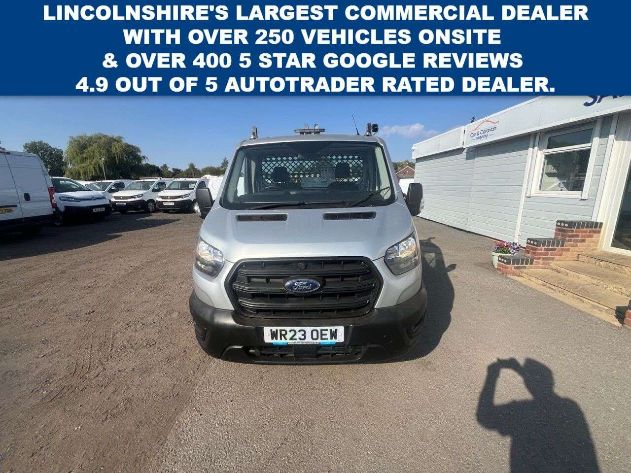 A 2023 FORD TRANSIT 2.0 350 EcoBlue HD Leader Dropside 2dr Diesel Manual RWD L4 Euro 6 (s/s) (D A 2023 FORD TRANSIT 2.0 350 EcoBlue HD Leader Dropside 2dr Diesel Manual RWD L4 Euro 6 (s/s) (D
