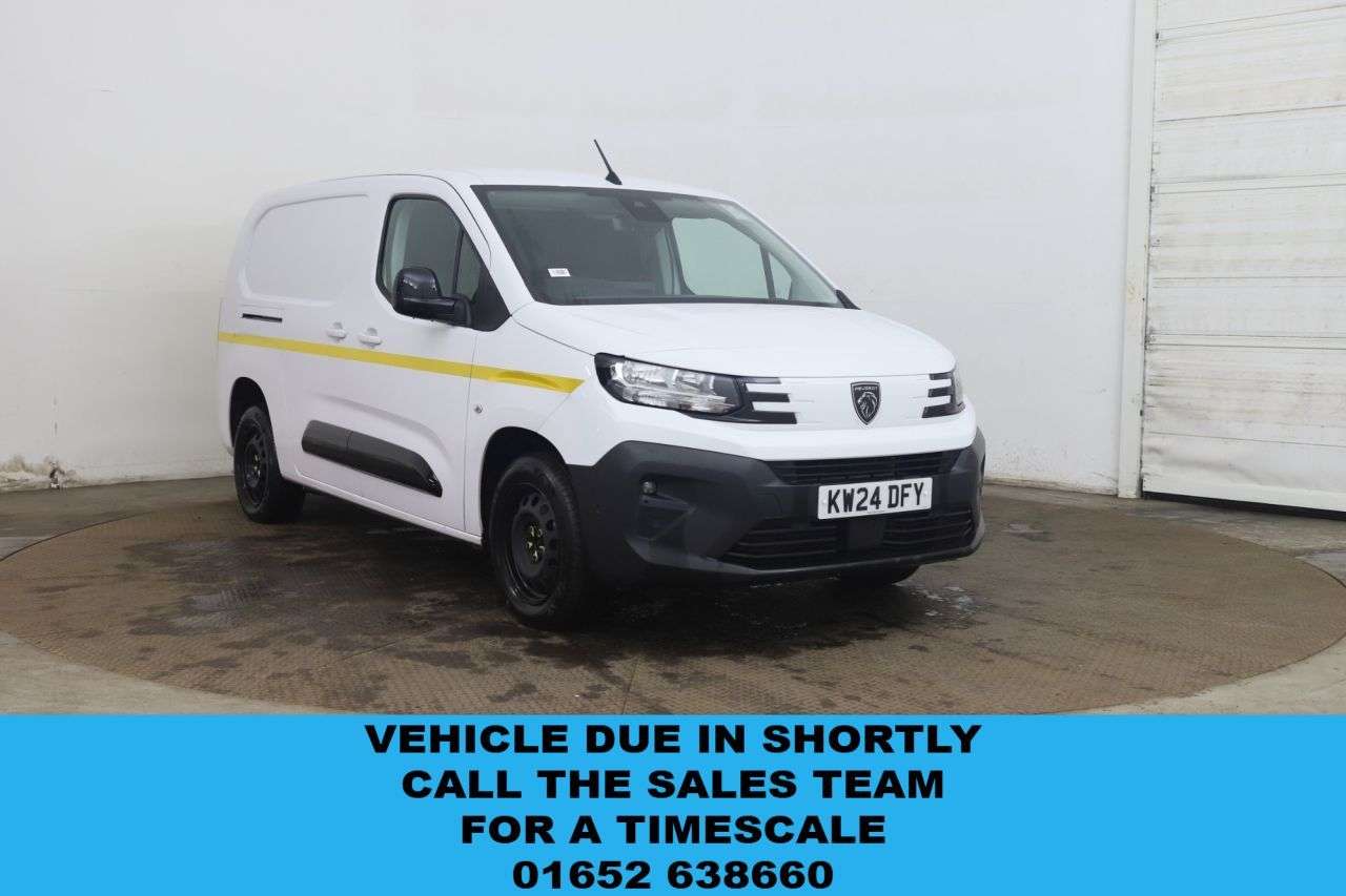A 2024 PEUGEOT PARTNER 1.5 BlueHDi 950 Asphalt Long Panel Van 6dr Diesel Manual LWB Euro 6 (s/s) ( A 2024 PEUGEOT PARTNER 1.5 BlueHDi 950 Asphalt Long Panel Van 6dr Diesel Manual LWB Euro 6 (s/s) (