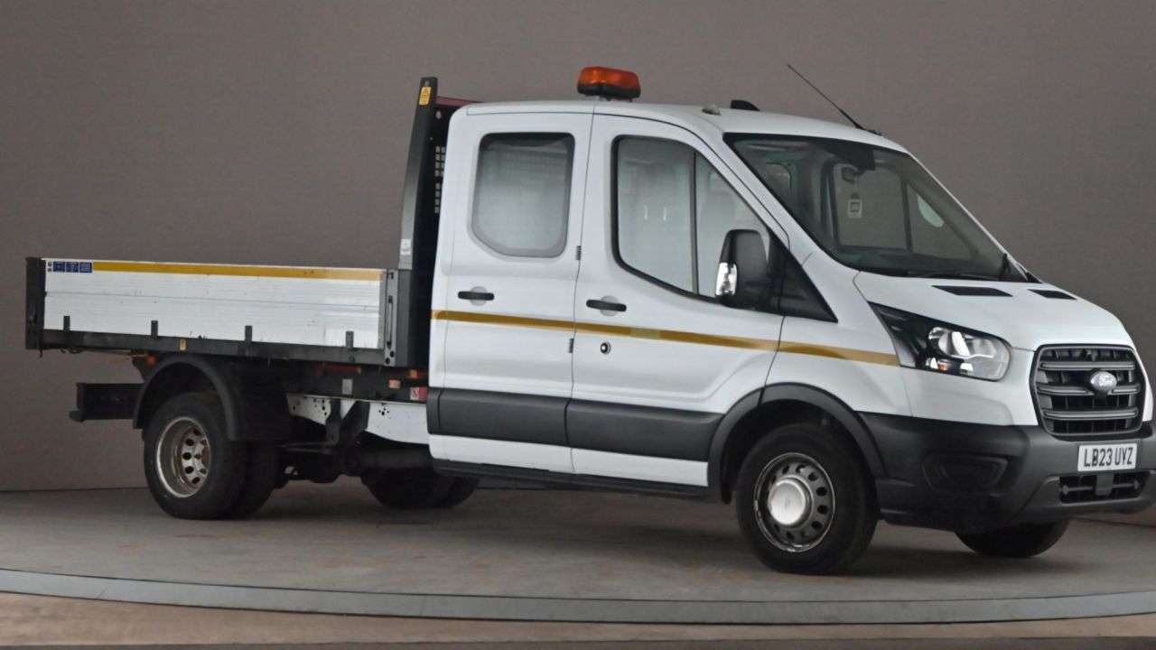 A 2023 FORD TRANSIT 2.0 350 EcoBlue Leader Tipper Double Cab 4dr Diesel Manual RWD L3 Euro 6 (s A 2023 FORD TRANSIT 2.0 350 EcoBlue Leader Tipper Double Cab 4dr Diesel Manual RWD L3 Euro 6 (s