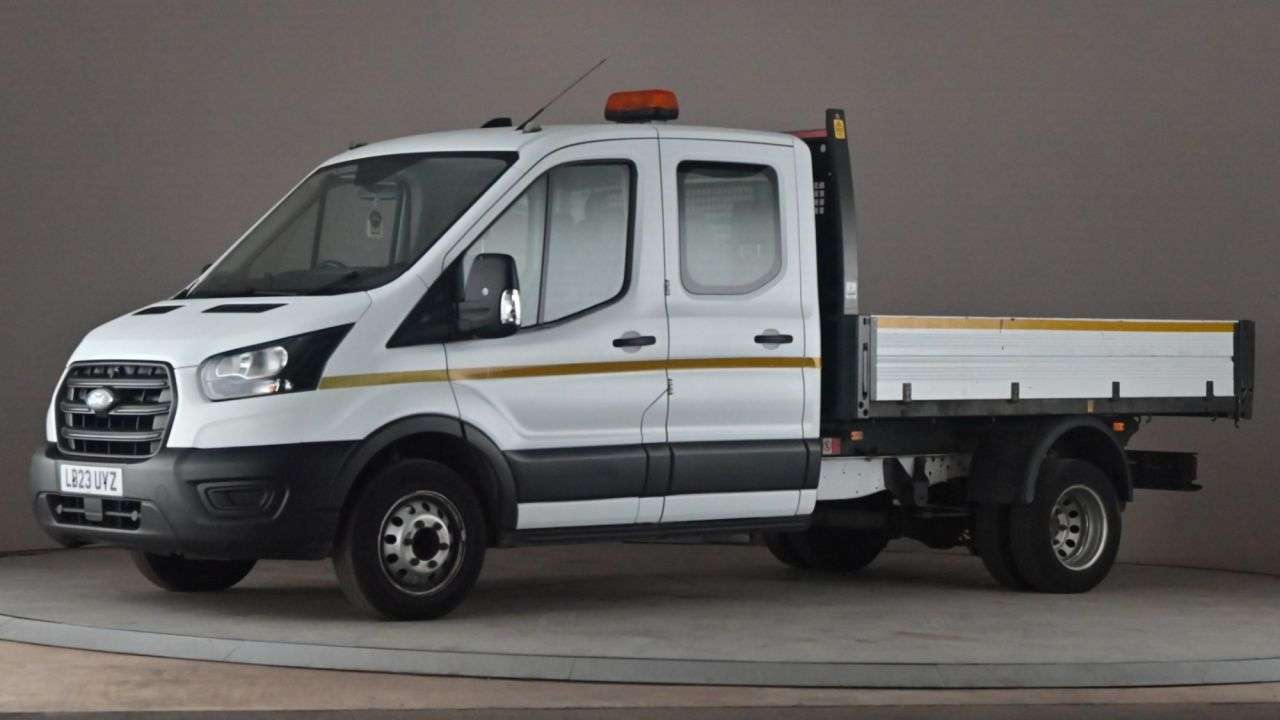 A 2023 FORD TRANSIT 2.0 350 EcoBlue Leader Tipper Double Cab 4dr Diesel Manual RWD L3 Euro 6 (s A 2023 FORD TRANSIT 2.0 350 EcoBlue Leader Tipper Double Cab 4dr Diesel Manual RWD L3 Euro 6 (s