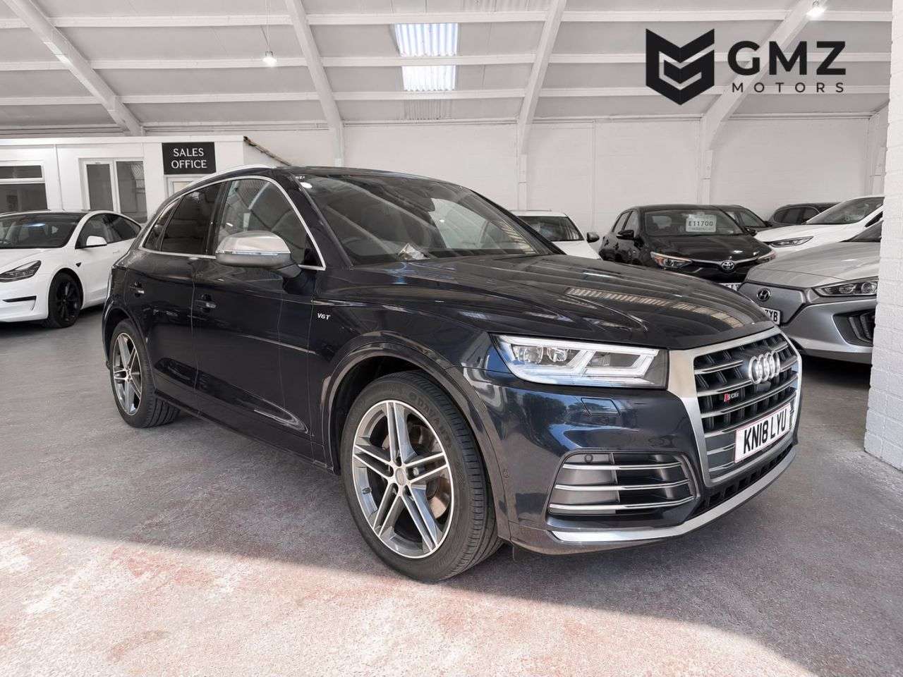A 2018 AUDI SQ5 3.0 TFSI V6 SUV 5dr Petrol Tiptronic quattro Euro 6 (s/s) (354 ps) NATIONWI A 2018 AUDI SQ5 3.0 TFSI V6 SUV 5dr Petrol Tiptronic quattro Euro 6 (s/s) (354 ps) NATIONWI