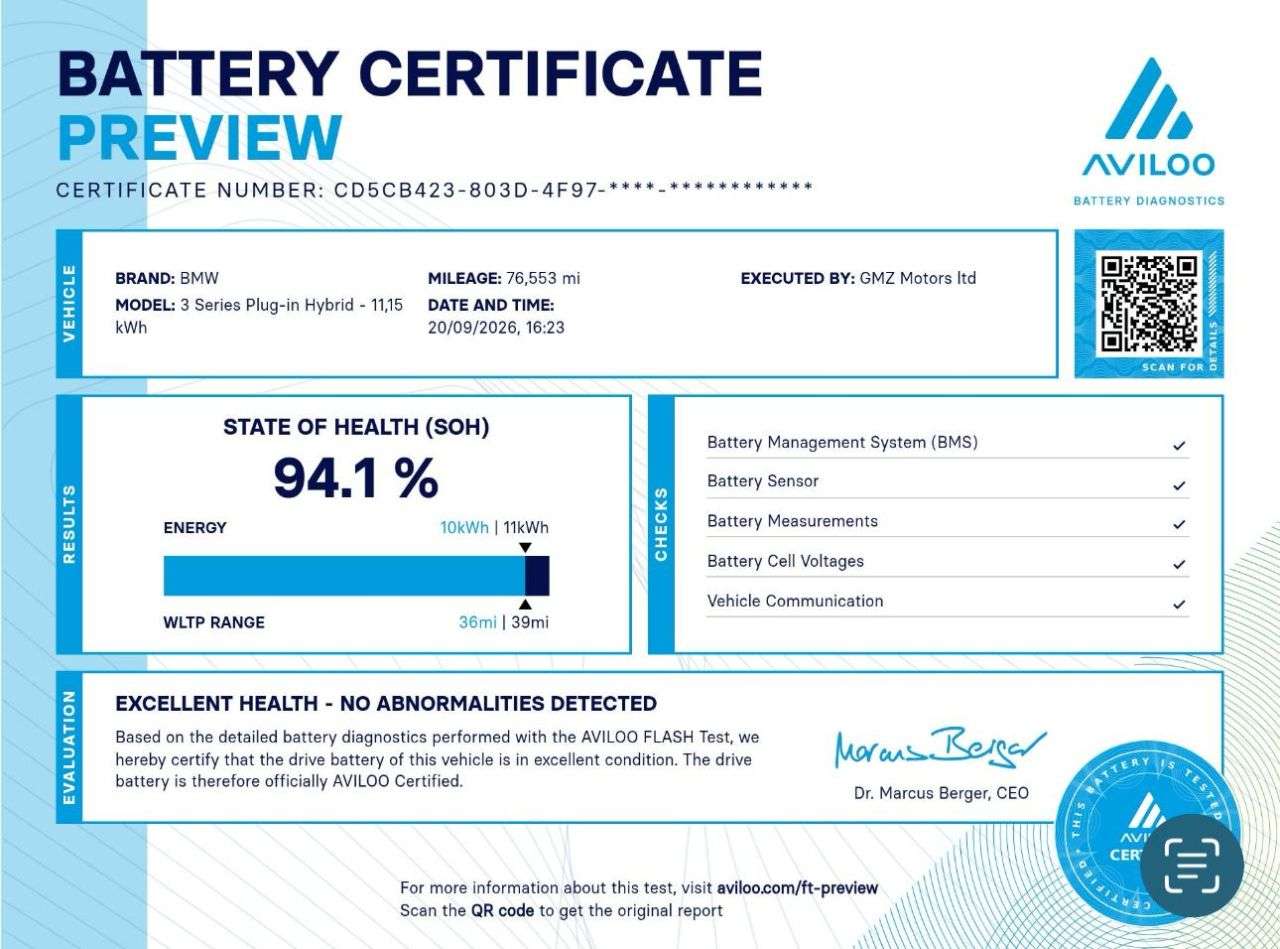 A 2021 BMW 3 SERIES 2.0 330e 12kWh M Sport Touring 5dr Petrol Plug-in Hybrid Auto Euro 6 (s/s) A 2021 BMW 3 SERIES 2.0 330e 12kWh M Sport Touring 5dr Petrol Plug-in Hybrid Auto Euro 6 (s/s)