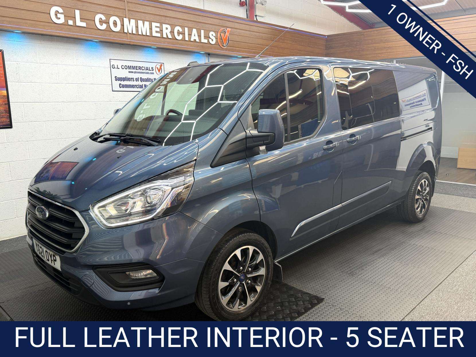 A 2021 FORD TRANSIT CUSTOM 2.0 320 EcoBlue Limited Crew Van Double Cab 5dr Diesel Manual L2 H1 Euro 6 (s/s) (6 Seat) (130 ps) A 2021 FORD TRANSIT CUSTOM 2.0 320 EcoBlue Limited Crew Van Double Cab 5dr Diesel Manual L2 H1 Euro 6 (s/s) (6 Seat) (130 ps)