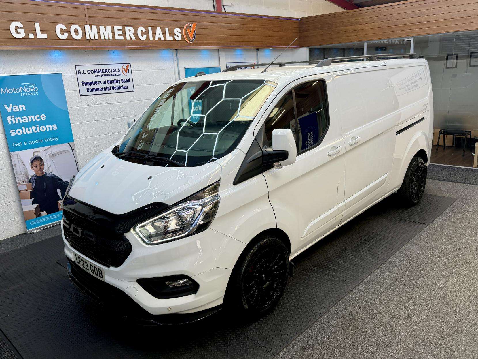A 2023 FORD TRANSIT CUSTOM 2.0 300 EcoBlue Limited Panel Van 5dr Diesel Manual L2 H1 Euro 6 (s/s) (130 ps) A 2023 FORD TRANSIT CUSTOM 2.0 300 EcoBlue Limited Panel Van 5dr Diesel Manual L2 H1 Euro 6 (s/s) (130 ps)