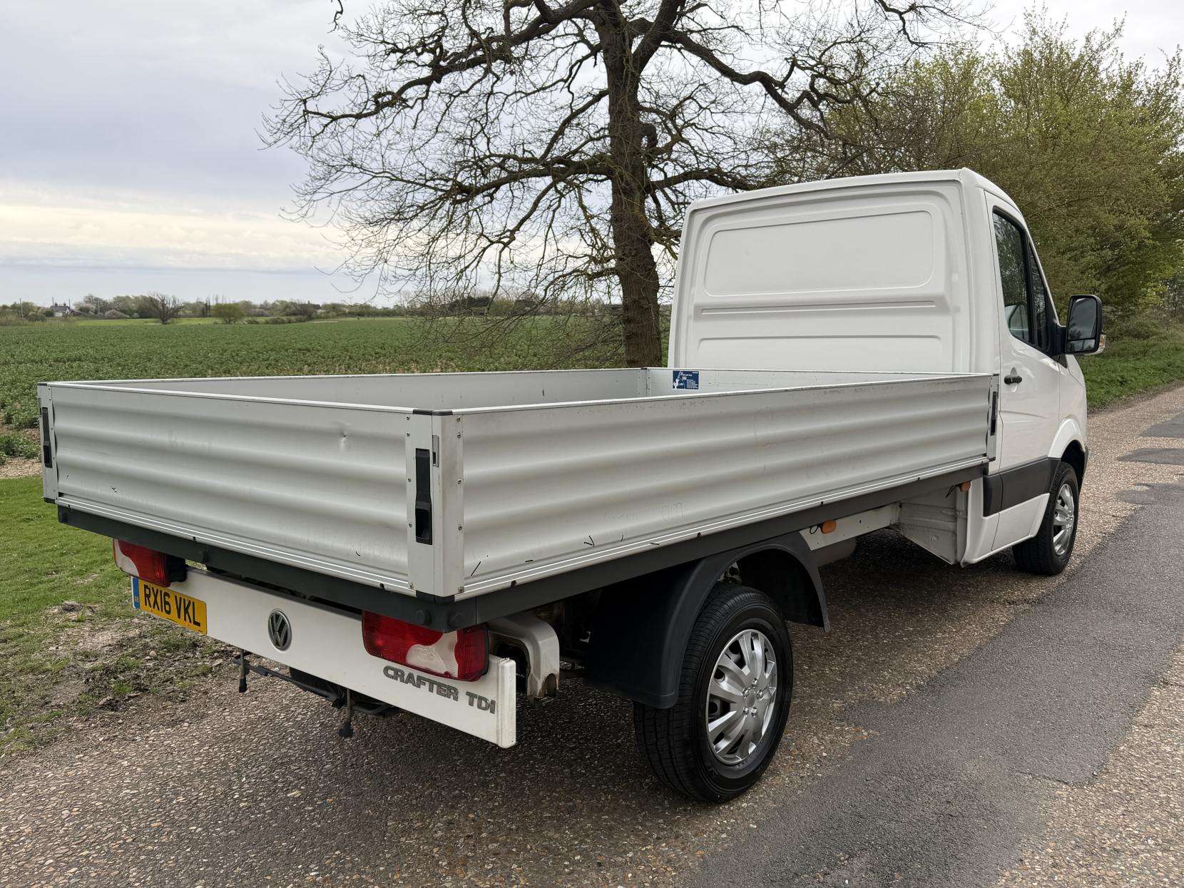 A 2016 VOLKSWAGEN CRAFTER 2.0 TDI BlueMotion Tech CR35 Dropside Chassis Cab 2dr Diesel Manual RWD L2 H1 (199 g/km, 108 bhp) A 2016 VOLKSWAGEN CRAFTER 2.0 TDI BlueMotion Tech CR35 Dropside Chassis Cab 2dr Diesel Manual RWD L2 H1 (199 g/km, 108 bhp)