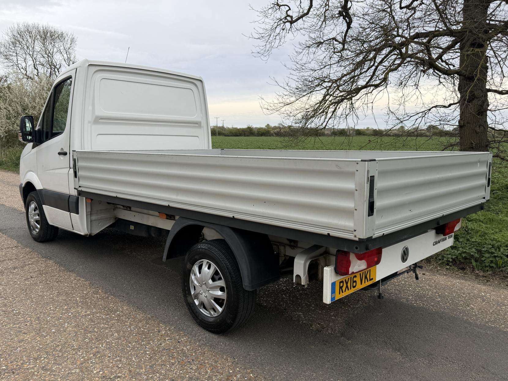 A 2016 VOLKSWAGEN CRAFTER 2.0 TDI BlueMotion Tech CR35 Dropside Chassis Cab 2dr Diesel Manual RWD L2 H1 (199 g/km, 108 bhp) A 2016 VOLKSWAGEN CRAFTER 2.0 TDI BlueMotion Tech CR35 Dropside Chassis Cab 2dr Diesel Manual RWD L2 H1 (199 g/km, 108 bhp)