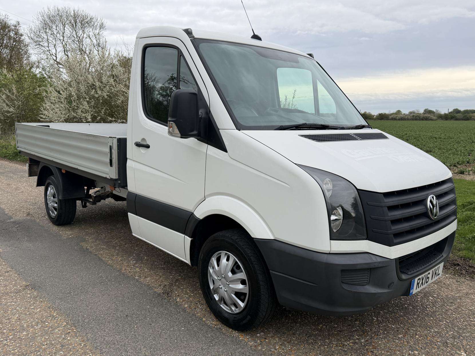 A 2016 VOLKSWAGEN CRAFTER 2.0 TDI BlueMotion Tech CR35 Dropside Chassis Cab 2dr Diesel Manual RWD L2 H1 (199 g/km, 108 bhp) A 2016 VOLKSWAGEN CRAFTER 2.0 TDI BlueMotion Tech CR35 Dropside Chassis Cab 2dr Diesel Manual RWD L2 H1 (199 g/km, 108 bhp)