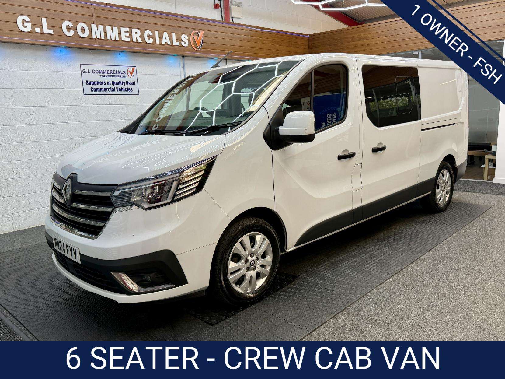 A 2024 RENAULT TRAFIC 2.0 dCi Blue LL30 Extra Crew Van Double Cab 6dr Diesel Manual L2 H1 Euro 6 (s/s) (150 ps) A 2024 RENAULT TRAFIC 2.0 dCi Blue LL30 Extra Crew Van Double Cab 6dr Diesel Manual L2 H1 Euro 6 (s/s) (150 ps)