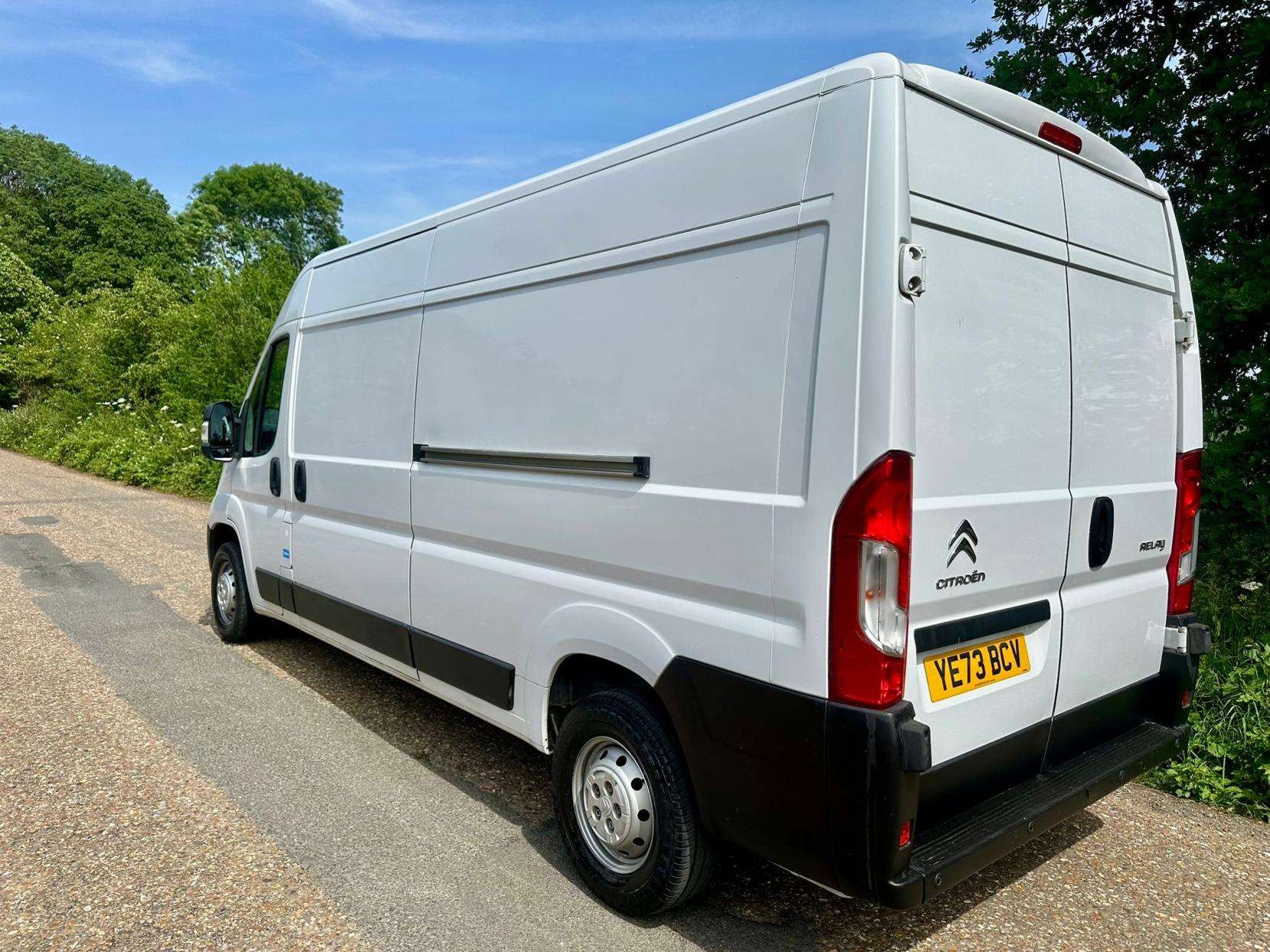 A 2023 CITROEN RELAY 2.2 BlueHDi 35 Enterprise Edition Panel Van 5dr Diesel Manual L3 High Roof Euro 6 (s/s) (140 ps) A 2023 CITROEN RELAY 2.2 BlueHDi 35 Enterprise Edition Panel Van 5dr Diesel Manual L3 High Roof Euro 6 (s/s) (140 ps)