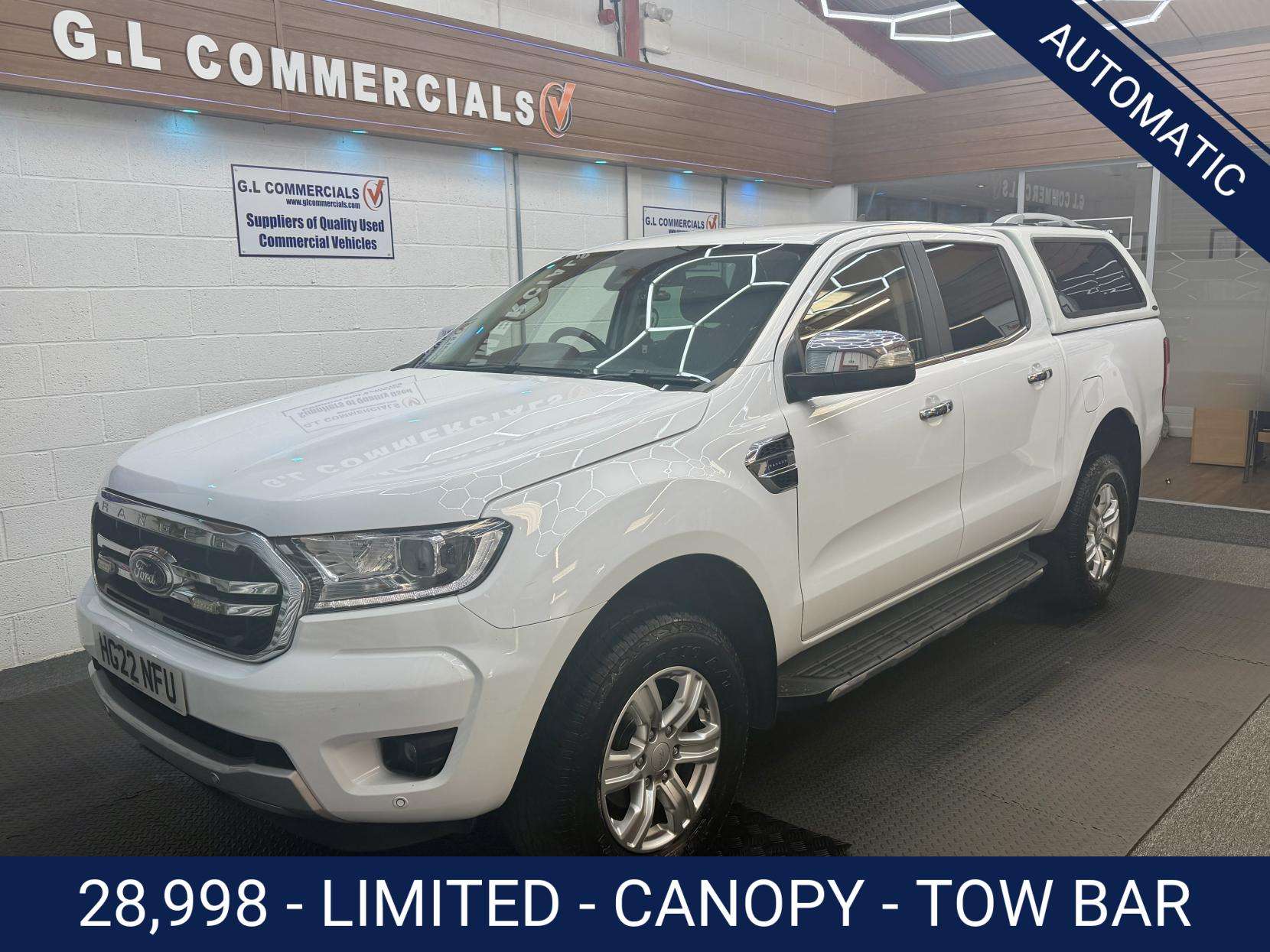 A 2022 FORD RANGER 2.0 EcoBlue Limited Pickup Double Cab 4dr Diesel Auto 4WD Euro 6 (s/s) (170 ps) A 2022 FORD RANGER 2.0 EcoBlue Limited Pickup Double Cab 4dr Diesel Auto 4WD Euro 6 (s/s) (170 ps)