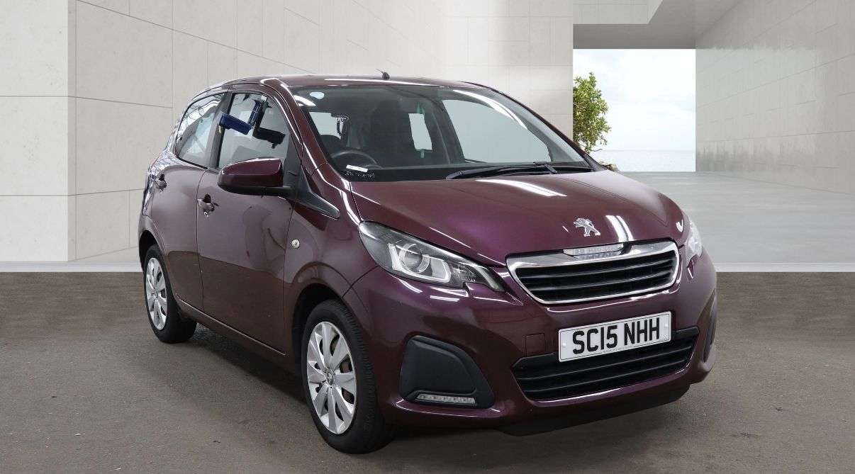 A 2015 PEUGEOT 108 1.0 VTi Active Hatchback 5dr Petrol Manual Euro 5 Euro 5 (68 ps) GREAT SERV A 2015 PEUGEOT 108 1.0 VTi Active Hatchback 5dr Petrol Manual Euro 5 Euro 5 (68 ps) GREAT SERV