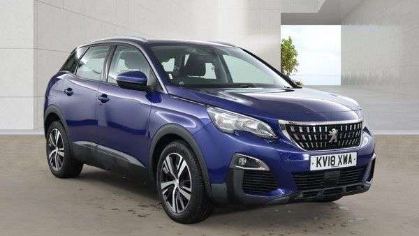 A 2018 PEUGEOT 3008 1.2 PureTech Active SUV 5dr Petrol Manual Euro 6 (s/s) (130 ps) GREAT SERVI A 2018 PEUGEOT 3008 1.2 PureTech Active SUV 5dr Petrol Manual Euro 6 (s/s) (130 ps) GREAT SERVI