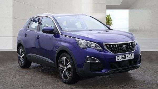 A 2018 PEUGEOT 3008 1.5 BlueHDi Active SUV 5dr Diesel EAT Euro 6 (s/s) (130 ps) GREAT SERVICE H A 2018 PEUGEOT 3008 1.5 BlueHDi Active SUV 5dr Diesel EAT Euro 6 (s/s) (130 ps) GREAT SERVICE H