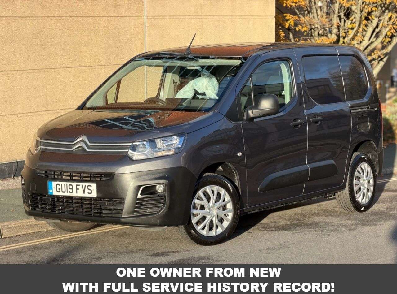 A 2019 CITROEN BERLINGO 1.6 BlueHDi 1000 Enterprise M Panel Van 5dr Diesel Manual SWB Euro 6 (s/s) A 2019 CITROEN BERLINGO 1.6 BlueHDi 1000 Enterprise M Panel Van 5dr Diesel Manual SWB Euro 6 (s/s)