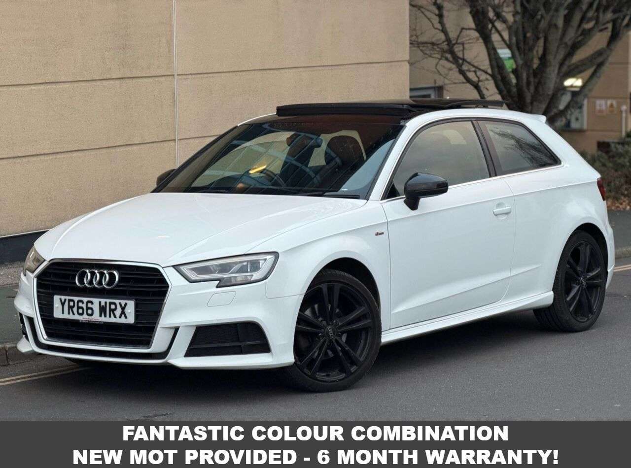 A 2016 AUDI A3 1.4 TFSI CoD S line Hatchback 3dr Petrol Manual Euro 6 (s/s) (150 ps) A 2016 AUDI A3 1.4 TFSI CoD S line Hatchback 3dr Petrol Manual Euro 6 (s/s) (150 ps)